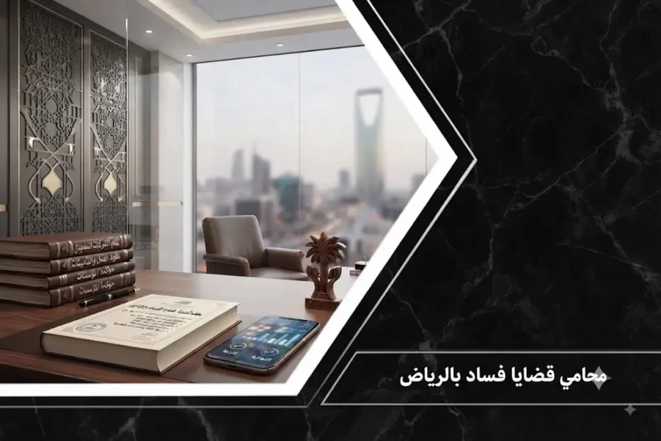"محامي قضايا فساد بالرياض يدرس ملفات القضايا والأنظمة الجزائية المقررة للرشوة واستغلال النفوذ."