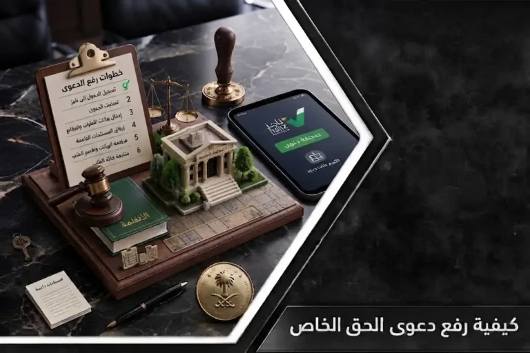 كيفية رفع دعوى الحق الخاص والشروط النظامية عبر منصة ناجز بالمملكة