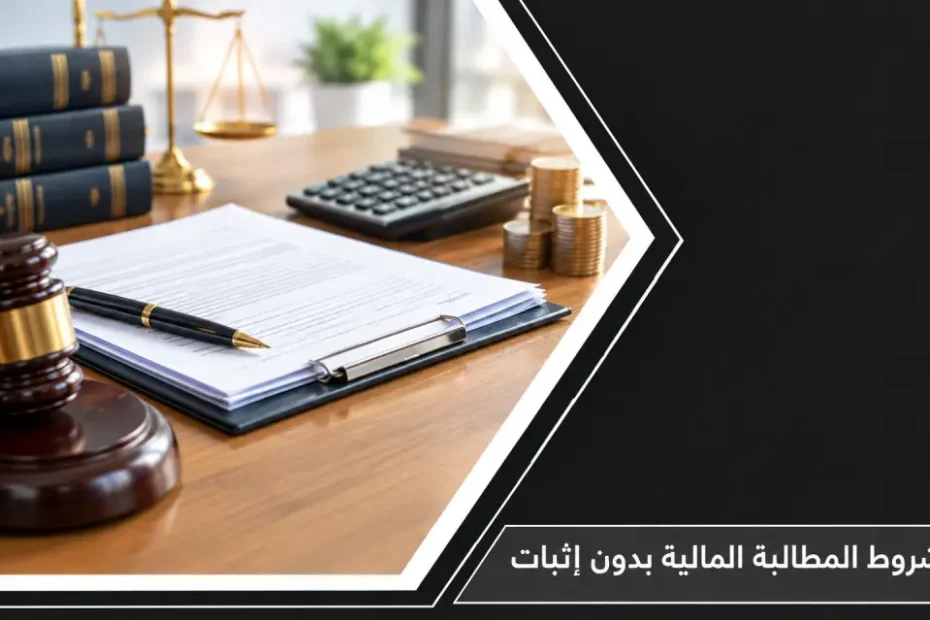 شروط المطالبة المالية بدون إثبات في النظام السعودي والقضاء
