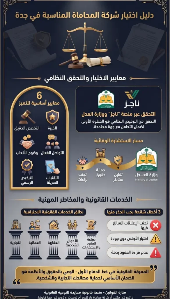 محامي مرخص يقدم استشارة قانونية في أفضل شركة محاماة في جدة