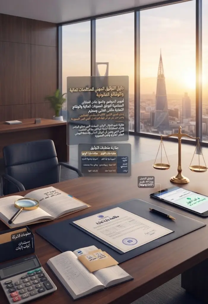 وثيقة رسمية توضح نموذج مخالصة باستلام جميع المستحقات القانونية والمالية وفق نظام العمل السعودي.