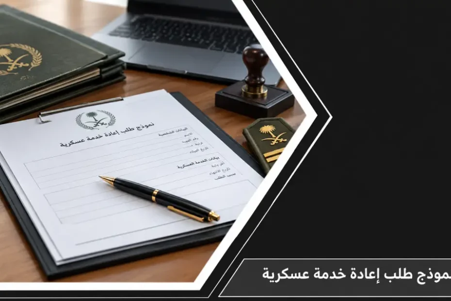 متطلبات وخطوات اعتماد نموذج طلب إعادة خدمة عسكرية في القطاعات العسكرية